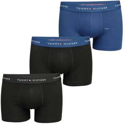 Bild av Tommy Hilfiger Signature Trunk 3 PACK Underkläder, Storlek: Large, Indigo/black