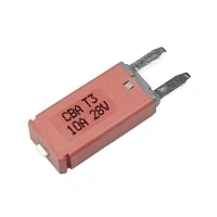 Bild av Hansor Circuit Breaker Mini, type 3. Manual Reset, 10A CBA3 Series Sikringsautomat Standard Fladsikring 10 A Rød 1 stk