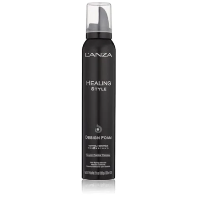 Bild av L’ANZA Healing Style Design Foam Mousse, Med Lätt Stadga, Ger Glans Och Fyllighet, UV Värmeskydd, Förebygger Sol Stylingskador, 200 Ml