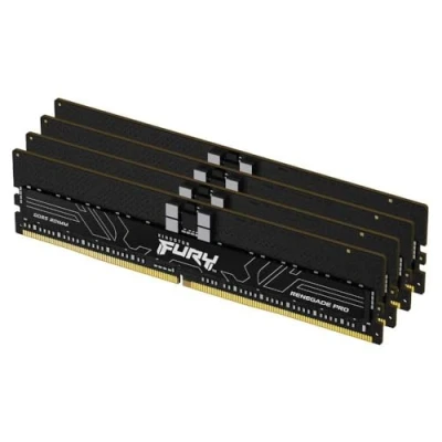 Bild av Kingston FURY Renegade Pro EXPO 64 GB 5 600 MT/s DDR5 ECC Reg CL28 DIMM (Kit med 4) Desktop Gaming Memory KF556R28RBEK4