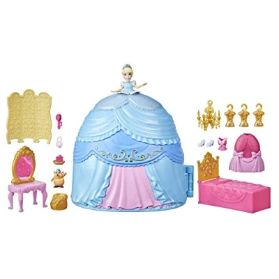 Bild av Disney Princess Secret Styles Cinderella Story Skirt, Lekset med docka, kläder och mer, Leksak för barn från 4 år