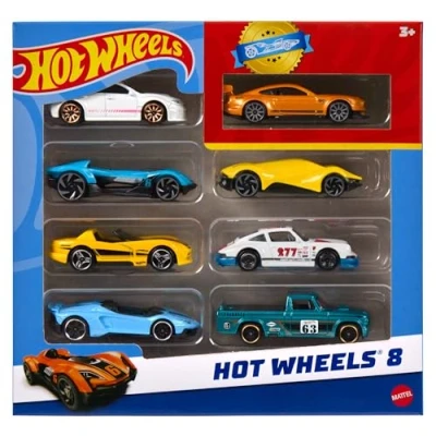 Bild av Mattel HW CAR 8 PAK MIX AST HPV78 WB6