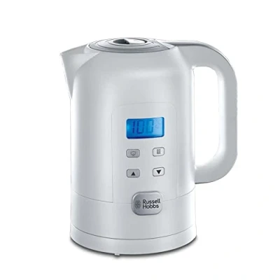 Bild av Russell Hobbs Precision vattenkokare, 1.7l, 2200W, digital temperaturinställning, LCD display, 25C 100C justerbar temperatur, perfekt för beredning av barnmat &amp; te, 21150 70