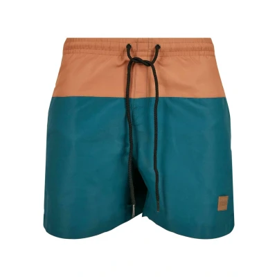 Bild av Urban Classics Block Surfshorts, Storlek: Medium, Teal toffee