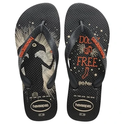 Bild av Havaianas Top Harry Potter, Flip Flop, Unisex Vuxna, Ny graffit metallisk, 7.5/8 UK