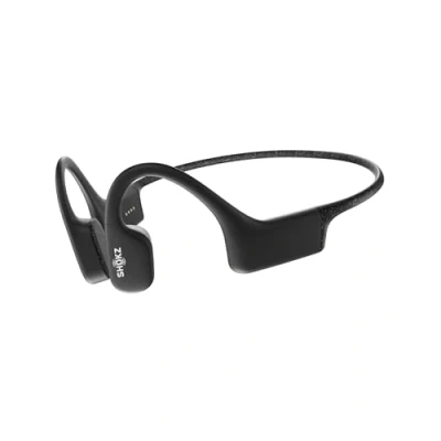 Bild av SHOKZ OpenSwim hörlurar med benledning, IP68 vattentät MP3 spelare för simning, öppna sporthörlurar 4 GB minne, 8 timmars speltid, surfing, löpning (ingen Bluetooth) Svart