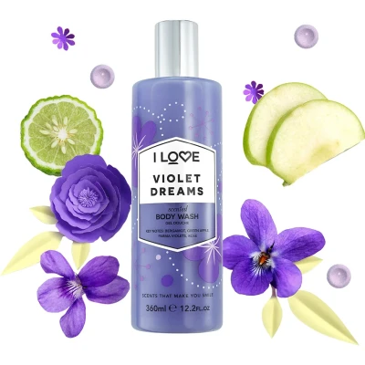 Bild av I Love Violet Dreams Scented Body Wash 360 ml