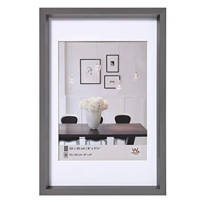 Bild av walther design tavelram stål 15 x 20 cm med passepartout, Steel Style plastram ES520D