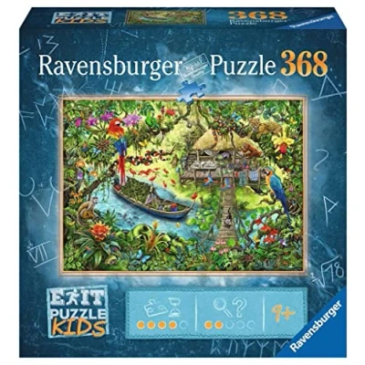 Bild av Ravensburger EXIT pussel barn 12924 djungelexpedition 368 bitar för från 9 år, barnpussel