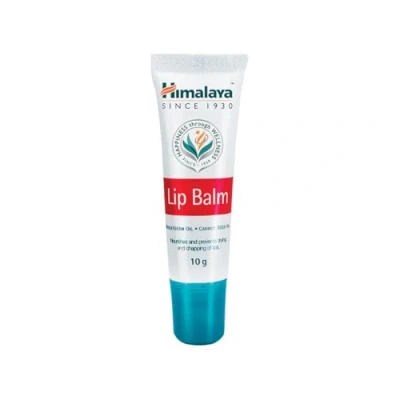 Bild av Himalaya Lip Balm with Wheatgerm Oil &amp; Carrot Seed Repairs Dry and Chapped Lips, Enhances Color, Contains Essential Nourishment of Vitamin E Gives Long Lasting Moisturization 4.5g