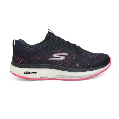 Bild av Skechers Dam 124933 Bklv träningsskor, Marinblå textil het rosa trim, 41 EU