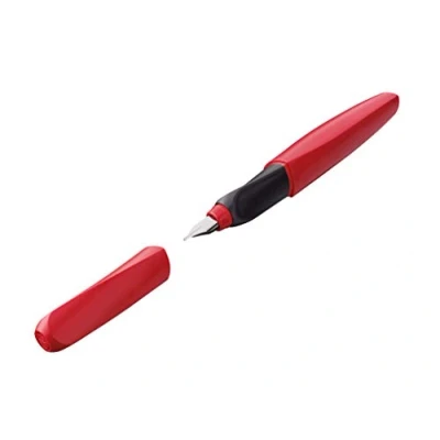 Bild av Pelikan 814812 Reservoarpenna Twist Fjäder F, Fiery Red, inklusive 1 patron, st