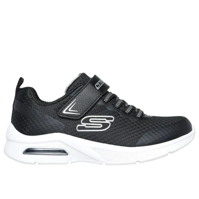 Bild av Skechers sneakers för pojkar Microspec Max, svart textil vit trim, 30.5 EU