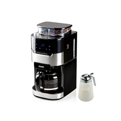Bild av Helautomatisk kaffemaskin för 12 koppar med konisk kvarn hela bönor &amp; filterkaffe