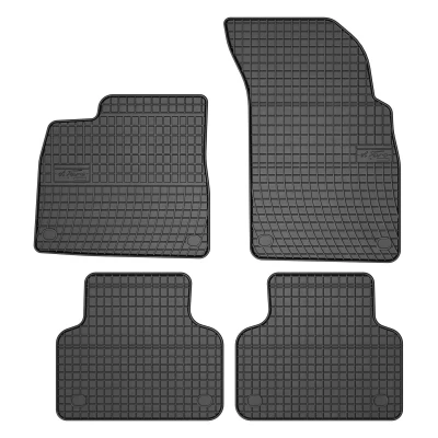 Bild av FROGUM 546917 Ensemble de tapis sol Caoutchouc avant et arrière 4 noir Sur mesure