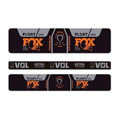 Bild av STAR SAM Klistermärken Kompatibla med Fox Float Performance DPS EVOL 2021 Orange 1 CMT