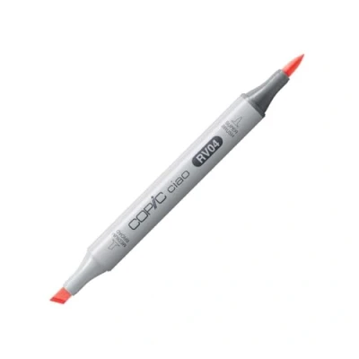 Bild av COPIC Ciao märkpenna typ RV 04, shock rosa, mångsidig layoutmärkpenna med en medelbred och penselspets