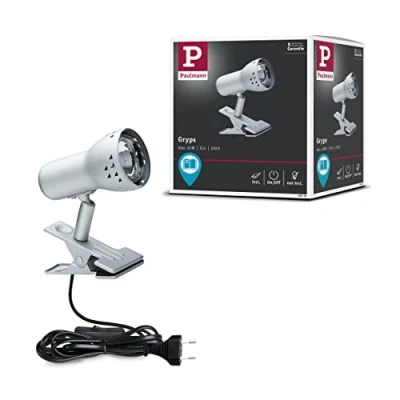 Bild av Paulmann 99825 Tavellampa klämma spot Gryps järn borstad 230V E14 max. 40 Watt metall, plast