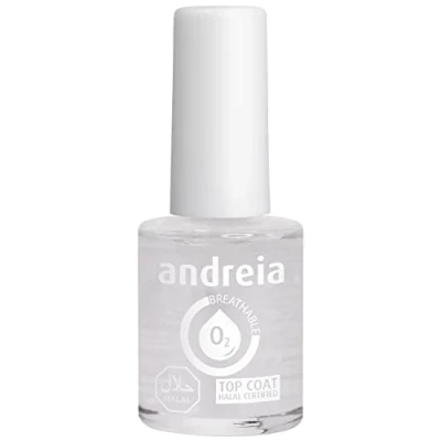 Bild av Andreia Halal Andas Nagellack Överlack Vattengenomsläppligt Veganskt och Plågeri fri 10,5 ml