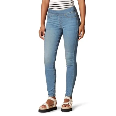 Bild av Amazon Essentials kvinnors stretch pull on jegging (finns i plusstorlek), lätt tvätt, 0 lång
