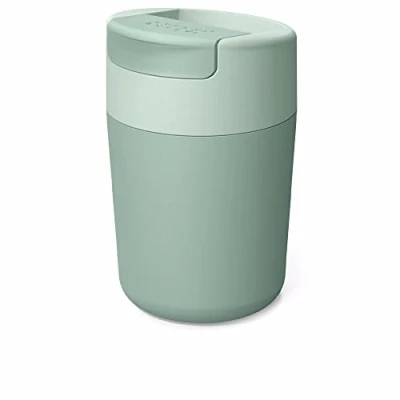 Bild av Joseph Sipp hygienisk, läckagesäker och återanvändbar kaffe te resemugg med lock 340 ml (12 fl oz) Gron