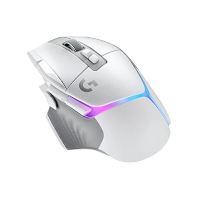 Bild av Logitech G G502 X PLUS LIGHTSPEED Trådlös RGB mus för gaming Optisk med LIGHTFORCE hybridbrytere, LIGHTSYNC RGB, HERO 25K sensor, kompatibel PC macOS/Windows Vit