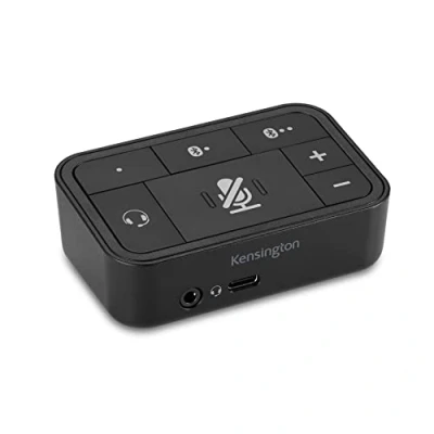 Bild av Kensington Universal 3 in 1 Pro Audio Headset Switch, Drivs Via USB, Växla Snabbt Och Lätt Mellan Enheter, Perfekt För Telefonsupport Eller Jobb På Distans, Kompatibel Med Windows/Mac (K83300WW)