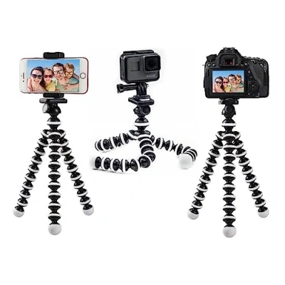 Bild av micros2u Octopus flexibel robust gorilla stativ för Gopro, actionkameror, kamera, smartphone, iPhone