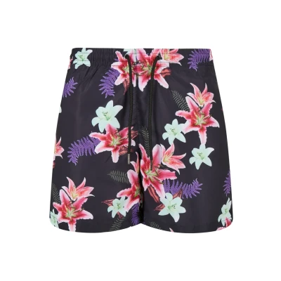 Bild av Urban Classics Pattern Surfshorts, Storlek: XS, Dark jungle aop
