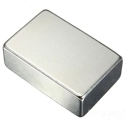 Bild av Magnetastico® 5 x ultra starka 40 20 10 mm rektangulära neodym magneter N52 Extremt stark och tung magnet Superkraftsmagnet permanent supermagnet Lyftmagnet hållande