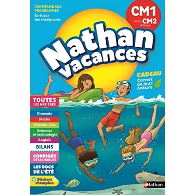 Bild av Cahier de Vacances 2024 du CM1 vers le CM2 Nathan 9/10 ANS