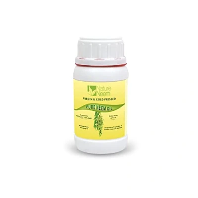 Bild av NatureNeem Pure and Virgin Neem olja 1:a kallpressad 250 ml 100 % naturligt certifierad ekologisk