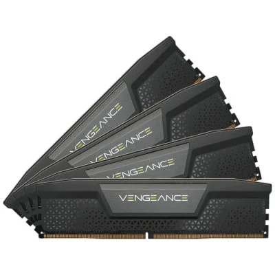Bild av CORSAIR VENGEANCE DDR5 RAM 128GB (4x32GB) 5600MHz CL40 Intel XMP iCUE Kompatibelt Datorminne Svart (CMK128GX5M4B5600C40)