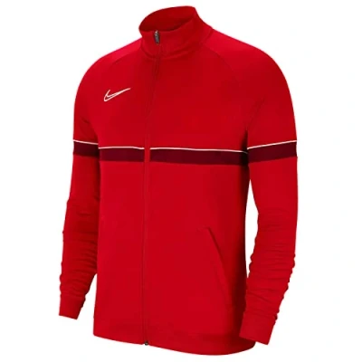 Bild av Nike Mäns Academy 21 Knit Track Jacket träningsjacka University red/vitt/gym röd/vit M L