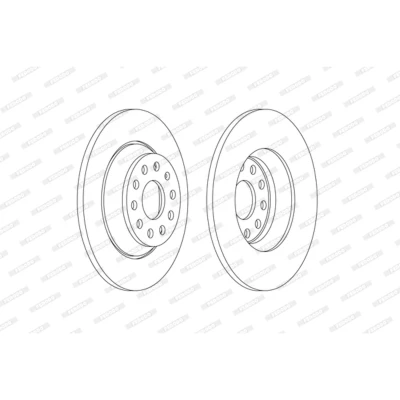 Bild av Bromsskiva FERODO DDF2506C