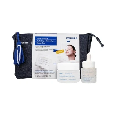 Bild av Korres Greek Yoghurt Hydrating + Balancing Expert DUO Ansiktsvårdsset, Storlek: One Size,