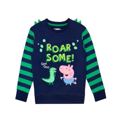 Bild av Peppa Pig Pojkar Georg Gris Sweatshirt Blå 104