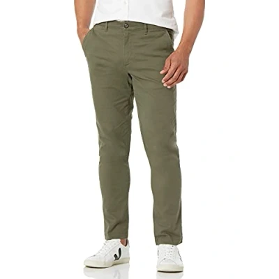 Bild av Amazon Essentials herr Skinny Fit Casual Stretch Chino byxa, oliv, 33 B x 30 L