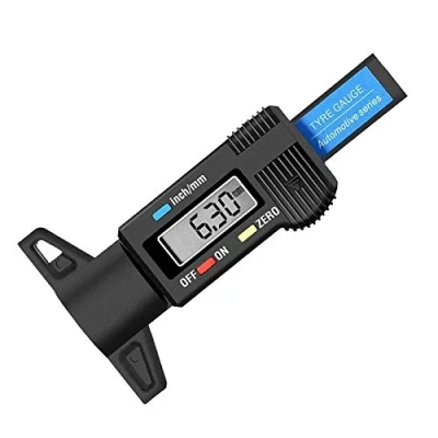 Bild av RUIZHI Digital däckspårdjupmätare, 0 25,4 mm LCD displaymätare, mätare, spårkontroller, däcktestare och däckmätning för bilar, skåpbilar, lastbilar, motorcykel