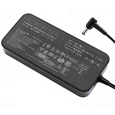 Bild av 120W 19V 6,32A AC Adapter Laddare Kompatibel för ASUS A15 120P1A PA 1121 28 ADP 120RH B N750 N500 G50 N53S N55 FX504 UX510UW N56J N56VM N56VZ Laptop Strömförsörjning