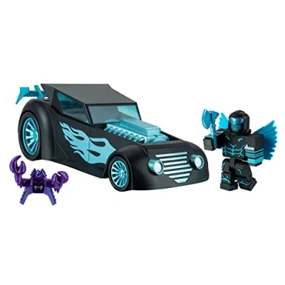 Bild av Roblox Feature Vehicle Style 1 Leksaksbil med Figur, Svart, Blå, Från 8 år