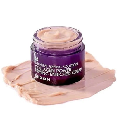 Bild av [Mizon] marint Kollagen Berikad Kräm (50ml) Koreansk hudvård, 54% rikt kollagen, anti aging och fina linjer intensivvård (Collagen Power Firming Enriched Cream)