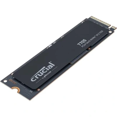 Bild av Crucial T705 2TB PCIe Gen5 NVMe M.2 Intern Gaming SSD, Upp till 14.500MB/s, 4.0 kompatibel, Microsoft DirectStorage, Solid State Drive CT2000T705SSD3