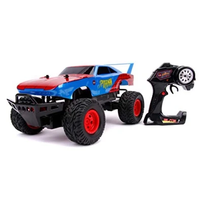 Bild av Jada Toys 253229000 Marvel RC Spiderman Daytona 1:12 Radiostyrd Bil med Turbofunktion, 2,4 GHz. 1:12. L:45 cm, Från 8 år