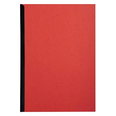 Bild av Exacompta Ref 2782C Förpackning med 100 plattor i återvunnet 270 g/m2 läderhård kartong för Forever omslag A4 format Blue Angel certifierad röd färg