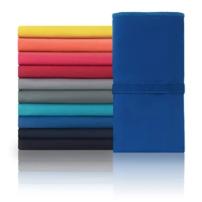 Bild av Blumtal Mikrofiberhandduk många Färger och Storlekar, kompakta Mikrofiberhanddukar, ultralätta snabbtorkande, Sporthandduk, Resehandduk, Strandhandduk, Badhandduk av Mikrofiber