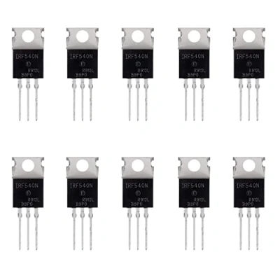 Bild av BOJACK IRF540 MOSFET transistorer IRF540N 33 A 100 V N kanal Power TO 220AB (paket med 10 st)