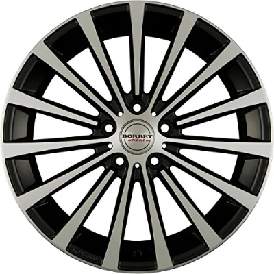Bild av BORBET BLX Black Polished Matt 8.5x18 5/112 ET30 B72.6