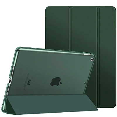 Bild av MoKo Case for iPad 10th Generation 2022, Slim Stand Protective 10.9 Inch Coverwith Hard PC Translucent Back Shell, Auto Wake/Sleep, Midnight Green