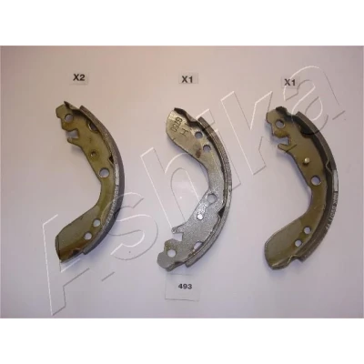 Bild av Bromsbackar, sats, Bakaxel, honda jazz ii, 01431SAA000, 01432SAA000, 43053 SAA E50, E51, 43053SAAE52, 43153 004, 43154